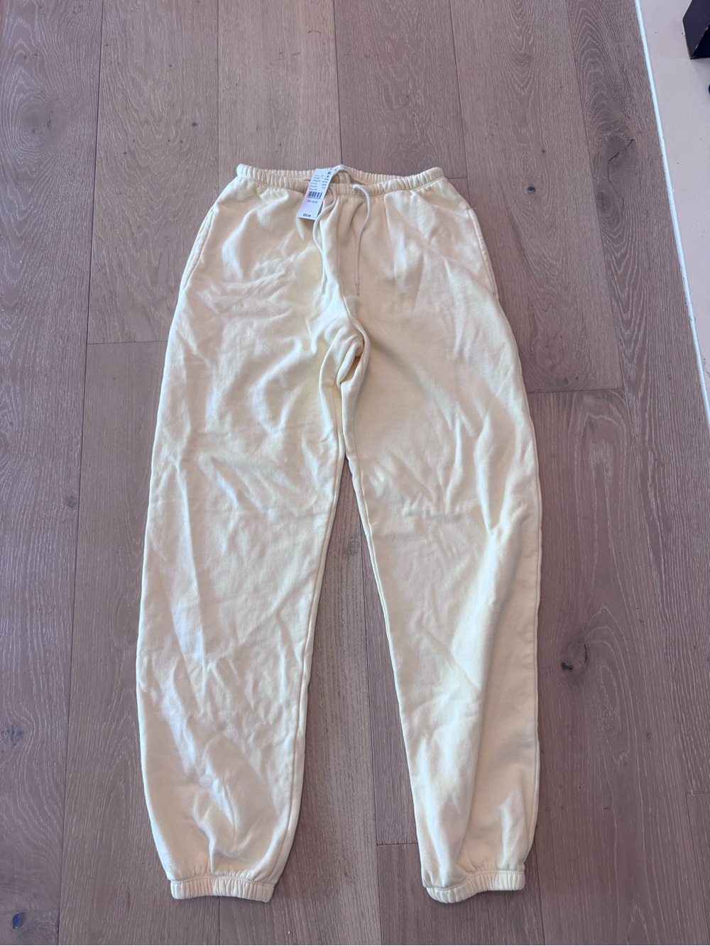 PacSun Light Yellow Track Joggers